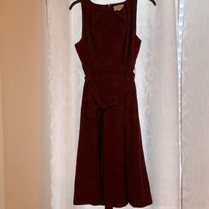 Elle Burgundy cocktail dress (medium-8)